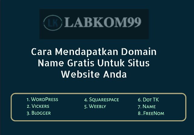 Cara Mendapatkan Domain Name Gratis Untuk Situs Website Anda