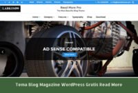 Tema Blog Magazine WordPress Gratis Read More