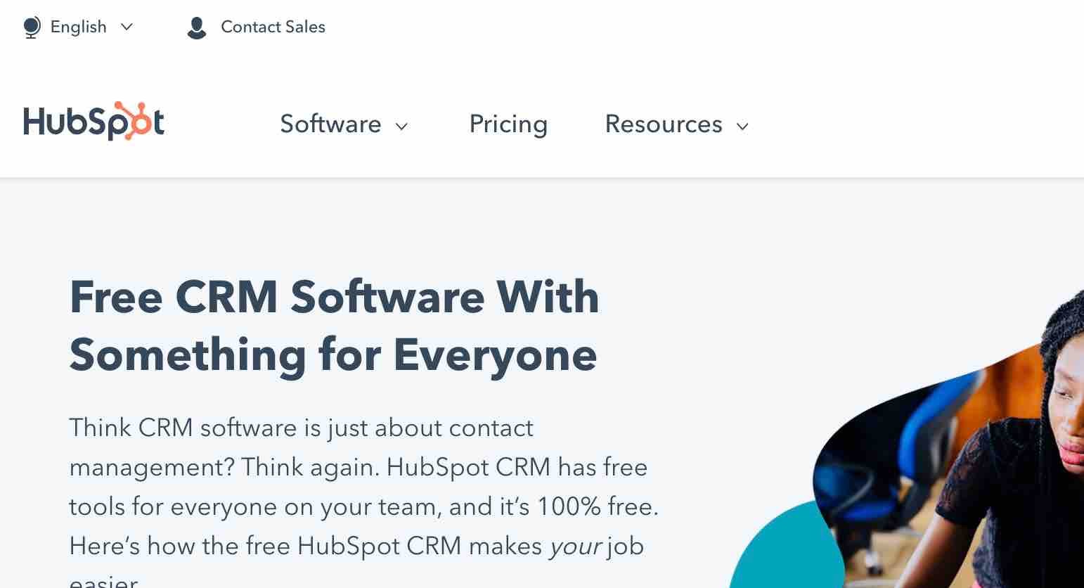 Free CRM Software Hubspot CRM