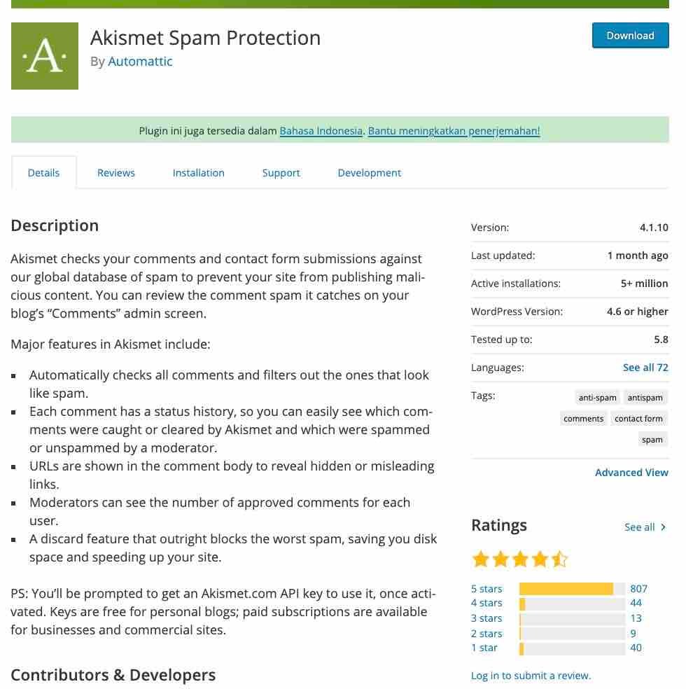 Memilih Plugin WordPress Gratis