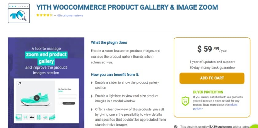 YITH WooCommerce Product Gallery & Image Zoom