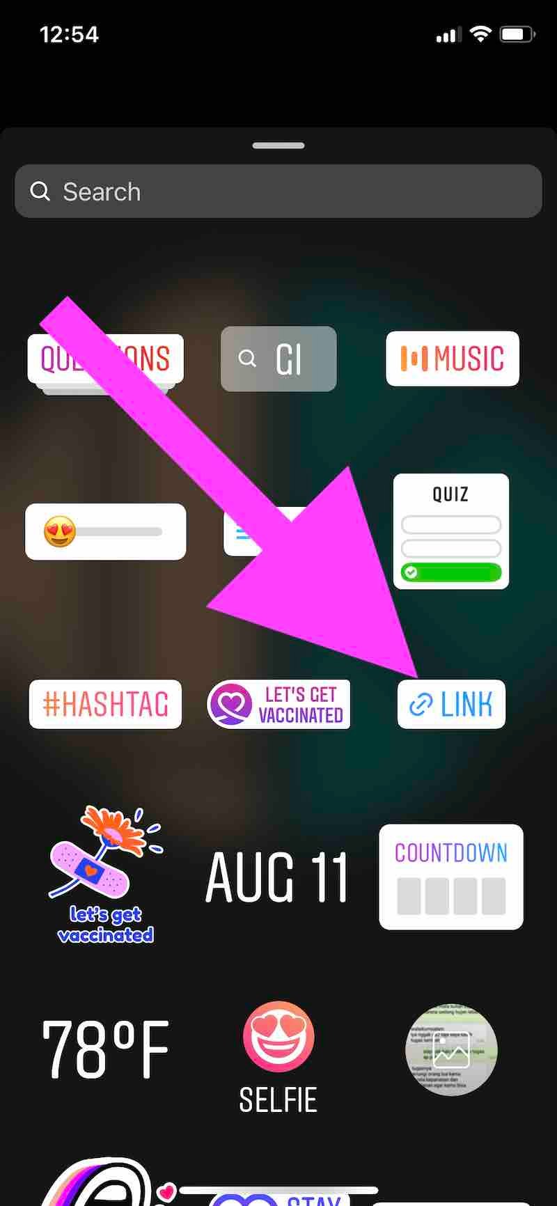 Menambahkan Link Di IG