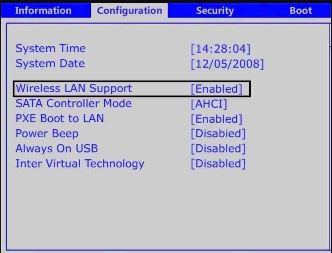 Periksa BIOS MotherBoard