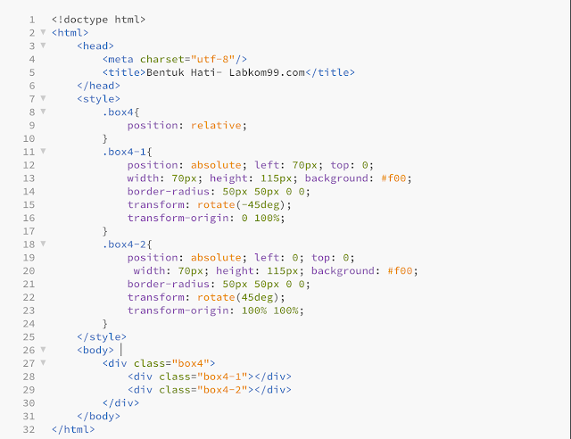 Belajar HTML + CSS: Membuat Berbagai Bentuk Shape Dengan HTML dan CSS3