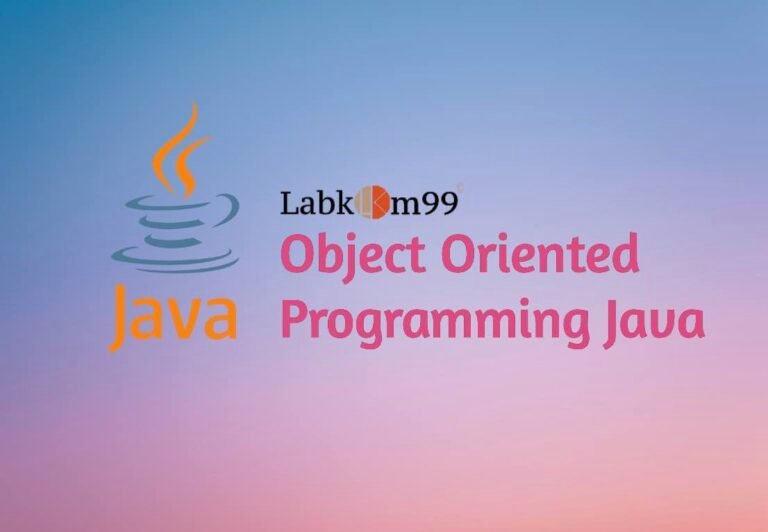 Object Oriented Programming Java Beserta Contoh Penggunaanya
