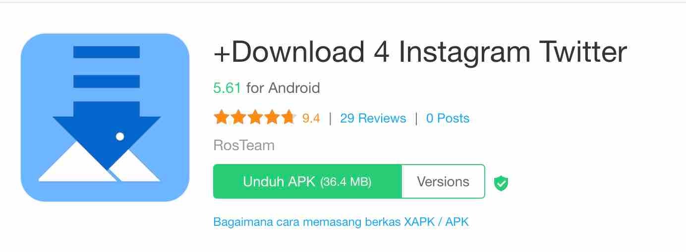 +Download 4 Instagram TWitter (Android)