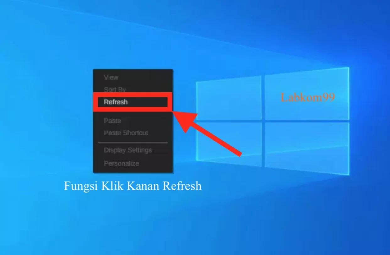 Fungsi Klik Kanan Refresh Pada Windows