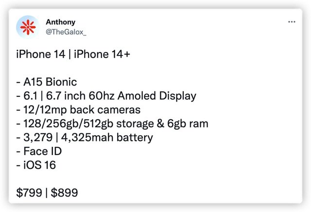 Perbedaan iPhone 13 Dan 14