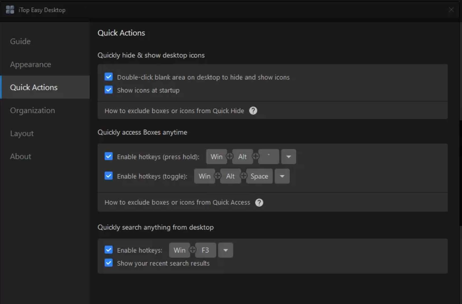 iTop Easy Desktop Software
