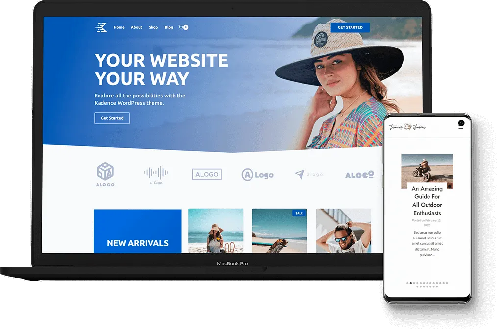 10 Template WordPress Gratis Untuk Membuat Situs Web Profesional