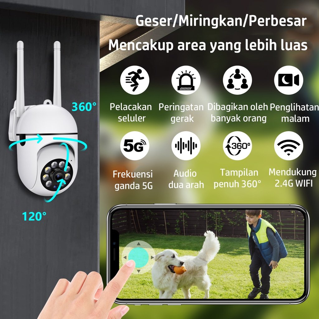 Camera CCTV Wi-Fi Mini 8MP Membawa Keamanan dan Koneksi ke Level Berikutnya