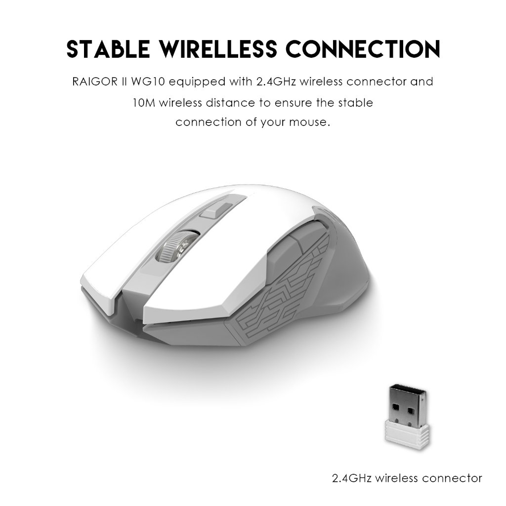 Fantech RAIGOR II WG10 Wireless Mouse Gaming VX7 THOR X9 X16 VX6