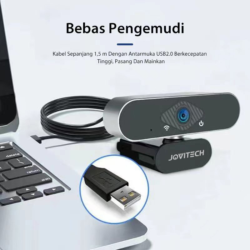 Jovitech CM08 Webcam: Solusi Terjangkau untuk Video Conference dan Siaran Langsung Berkualitas Tinggi