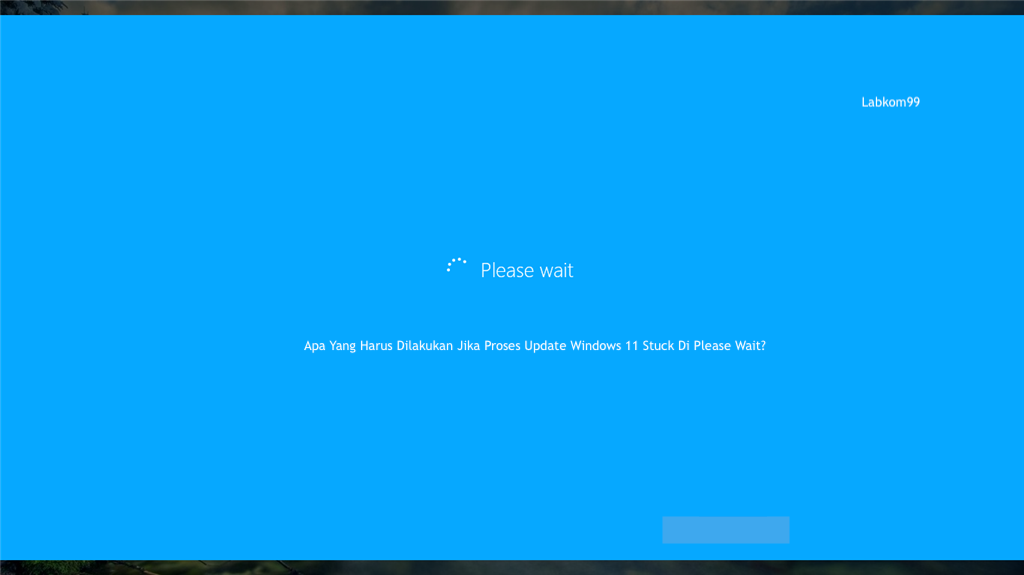 Apa Yang Harus Dilakukan Jika Proses Update Windows 11 Stuck Di Please Wait